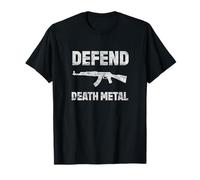 Defend Death Metal Atheist Black Satanás Grindcore Lucifer 666 Camiseta