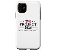 Defend Democracy Project 2026 Protest Sign Fight Oligarchy Carcasa para iPhone 11