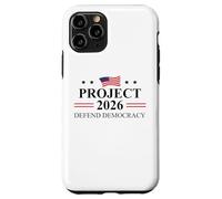 Defend Democracy Project 2026 Protest Sign Fight Oligarchy Carcasa para iPhone 11 Pro