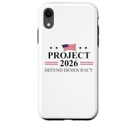 Defend Democracy Project 2026 Protest Sign Fight Oligarchy Carcasa para iPhone XR