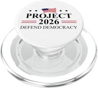 Defend Democracy Project 2026 Protest Sign Fight Oligarchy PopSockets PopGrip para MagSafe