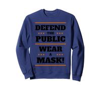 Defend The Public Wear A Mask Social Distance Hygiene Masks Sudadera