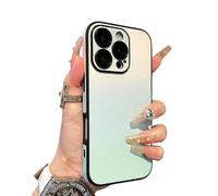 Defendcase Gradient Color Lens Film All Inclusive for iPhone Case, Anti-Slip Sides for iPhone 16/15/14/13 Pro MAX, Fully Covered Edge Anti-Fall Mobile Case (13,D)