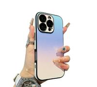 Defendcase Gradient Color Lens Film All Inclusive for iPhone Case, Anti-Slip Sides for iPhone 16/15/14/13 Pro MAX, Fully Covered Edge Anti-Fall Mobile Case (14PRO,E)