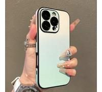 Defendcase Gradient Color Lens Film All Inclusive for Phone Case, Gradient Color All Inclusive Lens Film Case, Anti-Slip Sides,for Phone 12/13/14/15/16 Series (Green,for16 Pro)