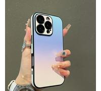 Defendcase Gradient Color Lens Film All Inclusive for Phone Case, Gradient Color All Inclusive Lens Film Case, Anti-Slip Sides,for Phone 12/13/14/15/16 Series (Blue,for12 Pro MAX)