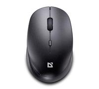 Defender Auris MB-027 Ratón Inalámbrico USB para Oficina, Clic Silencioso, hasta 1600 dpi, Sensor Óptico Pixart, Diseño Compacto Ambidiestro para PC y Portátil, Funciona con 1 Pila AA