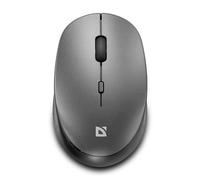 Defender Auris MB-027 - Ratón óptico inalámbrico, 1600 DPI, PixArt 3065 Sensor de Precisión (Gris)
