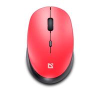Defender Auris MB-027 - Ratón óptico inalámbrico, 1600 DPI, PixArt 3065 Sensor de Precisión (Rojo)