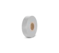 Defender Cinta aislante/de señalización de PVC EXA-TAPE, para cables eléctricos y cables de señalización, ignífuga, autoextinguible, según DIN EN 60454-3-1, gris plateado, 19 mm נ33 m