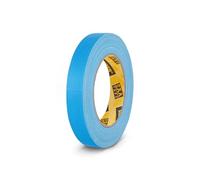 Defender Cinta americana EXA-TAPE: cinta adhesiva textil para reparaciones, enmascarar, manualidades y marcar, fácil de arrancar, resistente a la intemperie, mate, azul claro, 19 mm נ25 m