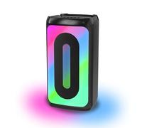 Defender Concerto - Altavoz Bluetooth potente Boombox, altavoz BT con reproductor de MP3 y receptor FM, caja de música Bluetooth, compatible con memorias USB, tarjetas MicroSD, caja de sonido portátil