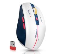 Defender Dila MM-282 Ratón Gaming Inalámbrico USB, Batería Recargable USB-C 500 mAh, RGB Rainbow, hasta 1800 dpi, 5 Botones Programables, Ratón Gamer Ligero para PC Windows