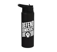 Defender la democracia - Derechos de voto electoral en los Estados Unidos Stainless Steel Insulated Water Bottle