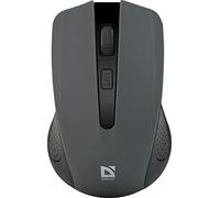 Defender MM-935 - Ratón (Ambidextro, Óptico, RF inalámbrica + USB, 1600 DPI, Gris)
