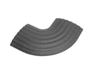 Defender OFFICE C GREY - Curva de 90° gris para Pasacables 85160 de 4 Canales
