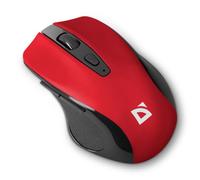 Defender Prime MB-053 Ratón Inalámbrico USB para Oficina, Sensor Pixart 3065, Clic Silencioso, hasta 1600 dpi, 5 Botones, Ratón Ergonómico para PC y Portátil, Funciona con 1 Pila AA