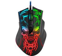 Ratón Defender BULLETSTORM GM-928 USB 7200 DPI Negro RGB 7 Botones
