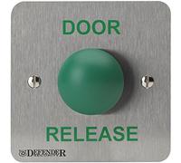 Defender Security DEF-0657-1 - Botón de salida para puerta, color verde