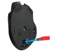 Defender thunder gm-213 - ratón inalámbrico para videojuegos con bol
