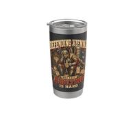 Defender Viena fue fácil Adultar es difícil historia polaca Vaso térmico de acero inoxidable de doble pared