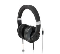 DefenderShield Over-Ear Air Tube Headphones E M F Free - Wired Design for Reduced Wireless Signal Contact - Built-in Mic & Audio Controls - Foldable Airtube Headphones E M F Free with Travel Case