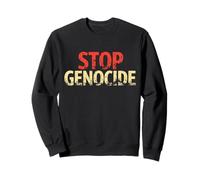 Defensa contra la injusticia y la violencia: detener el genocidio Sudadera