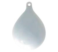Defensa en forma de pera 35 cm (Blanco)