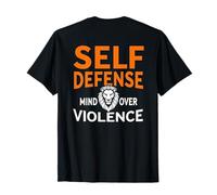 Defensa Personal, impresión en la Parte Trasera Camiseta