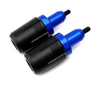 Defensa Protector De MotProtección contra caídas Protector Contra Choques De Escape Aluminio Motocicleta Para CB 500 X 500X Deslizadores Marco Almohadilla Protección Caídas Motor(Azul,2 pcs)