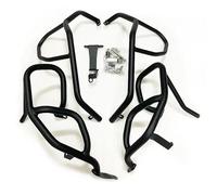 Defensa Protector Motor para F850GS F750GS 2017-2023 Protector Motor Motocicleta Barra Protección Tanque Choque Parachoques Protector Marco Carenado Superior E Inferior(Full Set(Black))
