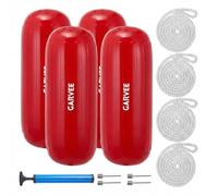 Defensas De Bote Inflables Resistentes - Protección para Amarre, Muelles, Veleros - Kit con Cuerdas, Bomba y Bolsa Incluidos
