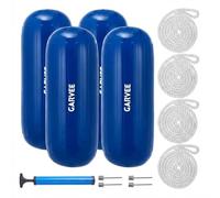 Defensas De Bote Inflables Resistentes - Protección para Amarre, Muelles, Veleros - Kit con Cuerdas, Bomba y Bolsa Incluidos