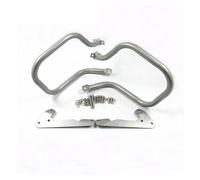 Defensas De Motor Barras De Protección para Motocicleta, Alforjas, Protectores De Motor Y Parachoques para R1200RT R1200 RT R 1200 RT 2014-2020 Barra de Choque de Carretera(Silver Rear)