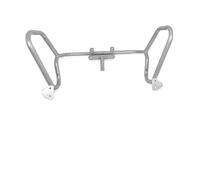 Defensas De Motor Protector De Marco De Motocicleta, Protector De Tanque De Motor, Parachoques para R1200GS R1200 GS R 1200GS R 1200 GS 2014-2017 Barras de Choque de Carretera(Silver Upper)