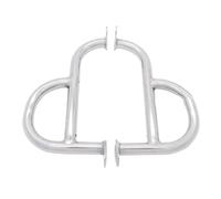 Defensas Motor para Virago para XV 400 para XV535 para XV 535 para XV400 Todos Los Años Barra Choque Protección MotorMotocicleta Parachoques Topes Anticaída(Chrome)