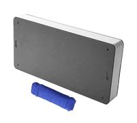 Defensas para barcos Parachoques planos de EVA de 3 capas con cuerda, protectores de muelle marino de 50 mm de grosor para yates, lanchas a motor, pontones y botes auxiliares, portátiles para am