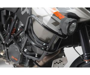 Defensas superiores SW Motech en negro para defensas originales de KTM 1290 SUPER ADVENTURE / R / S 16-20 | 1090 ADVENTURE 16-21 | 1050 ADVENTURE 16-26