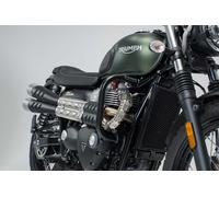 Defensas SW Motech en negro para TRIUMPH STREET SCRAMBLER 900 16-26 | BONNEVILLE 1200 BOBBER 16-26 | BONNEVILLE SPEEDMASTER 20-26 | SCRAMBLER 900 22-26