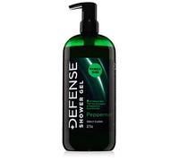Defense Soap Peppermint Shower Gel | 100% Natural Organic Moisturizing Mint Tea Tree Body Wash, 32 oz