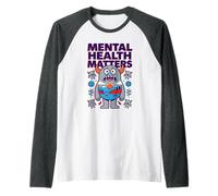 Defensor de Asuntos de Salud Mental Poner Fin al estigma de la Conciencia Camiseta Manga Raglan