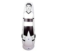 Defensor de Fútbol - Maniquí de entrenamiento de PVC reforzado hinchable | Barrera para fútbol de castigo con asas laterales | Soporte portátil para práctica de fútbol y béisbol de adultos, niños