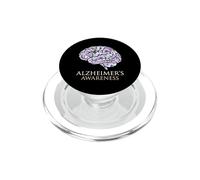 Defensor de la concienciación sobre el Alzheimer Neurología Demencia Investigación PopSockets PopGrip para MagSafe