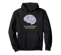 Defensor de la concienciación sobre el Alzheimer Neurología Demencia Investigación Sudadera con Capucha