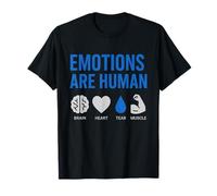 Defensor de la salud mental de los hombres Diseño de fuerza emocional Camiseta