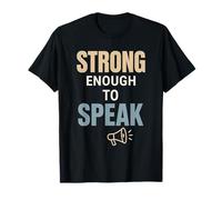 Defensor de la salud mental de los hombres Diseño de fuerza emocional Camiseta