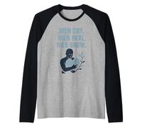 Defensor de la salud mental de los hombres Diseño de fuerza emocional Camiseta Manga Raglan