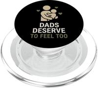 Defensor de la salud mental de los hombres Diseño de fuerza emocional PopSockets PopGrip para MagSafe