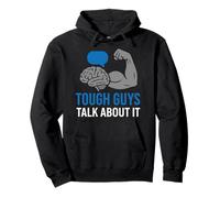 Defensor de la salud mental de los hombres Diseño de fuerza emocional Sudadera con Capucha