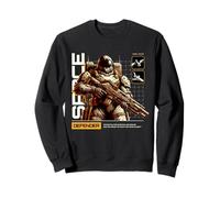 Defensor Espacial de Ciencia ficción La Batalla por la Supervivencia Sudadera